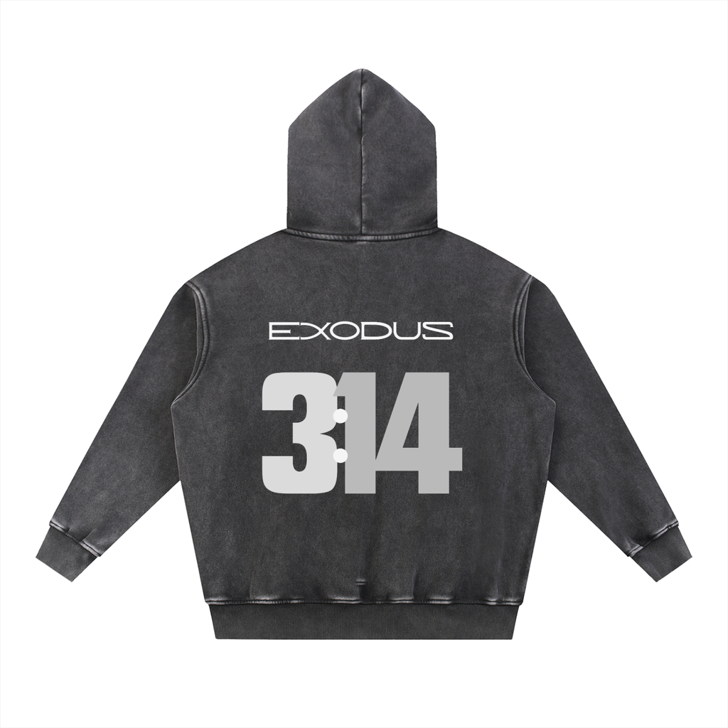 YHWH Co. EXO314 Oversized Dark Hoodie