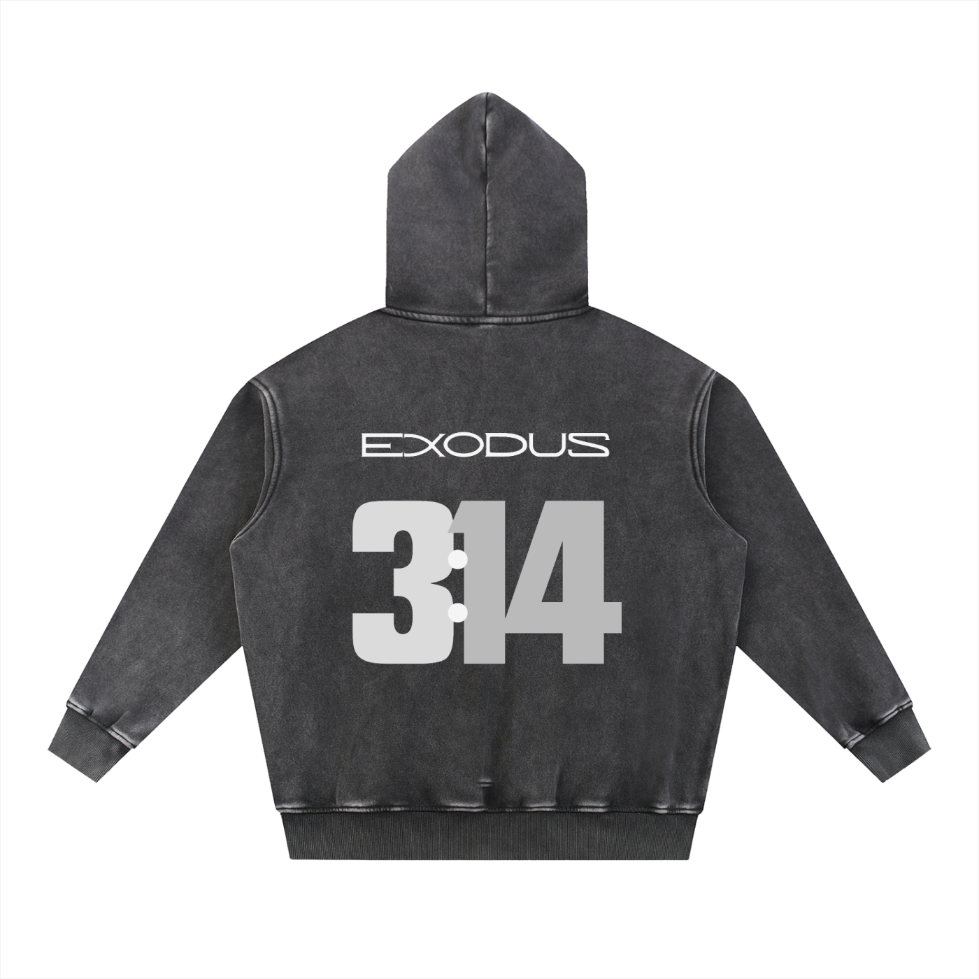 YHWH Co. EXO314 Oversized Dark Hoodie