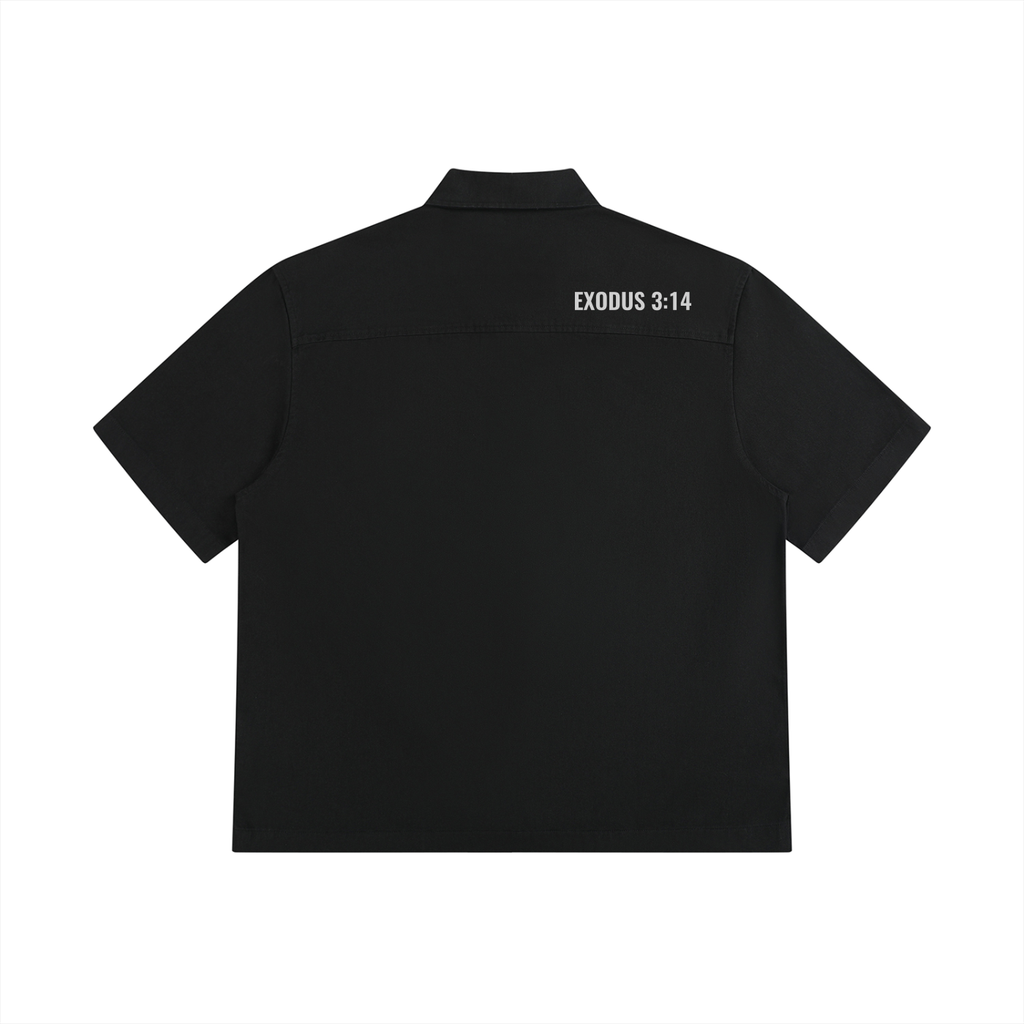 YHWH Co. TGIA Oversized Boxy Button Shirt